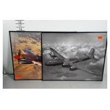 Military Aviation framed prints.