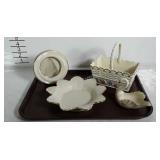 Lenox decor. 4 piece set. All nice condition.