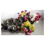 Everlasting arrangements, wreath and stems