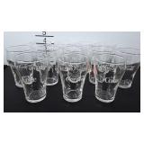 Advertising,  dozen Coca-Cola juice size glasses