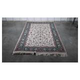 Rug, Kashan wool pile India made, 6.2x4.1ft
