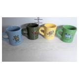 Set of four " Life is Good" coffee mugs