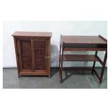 Two pc lot, includes small storage cabinet with