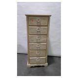 LingerieChest, floral carved drawer fronts, 6