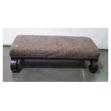 Empire bench, has old fabric material that will