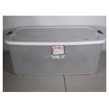 106 qt. Storage container with lid.