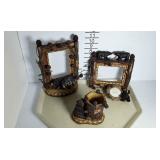 Bear frames and pencil holder