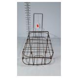 Wire metal carrier, has adjustable rods for up to