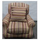 Upholstered living room chair, natural color