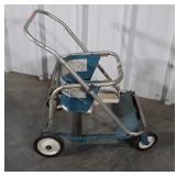 Baby Stroller, vintage metal Made type