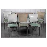 Mid Century 6pc Kitchen Table Set, 47" table, one