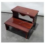 Bed Steps, Mahogany 15" high