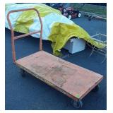 Metal ware house cart, four feet long