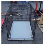 Large metal dog crate, doors need to be put back