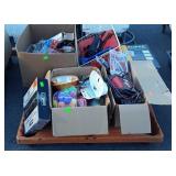 Skid lot, includes Easter decor, life vest,