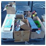 Skid lot, includes artificial Christmas Tree,