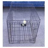 Medium size dog crate, is missing bottom tray