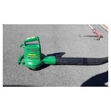 Weedeater brand electric leaf blower