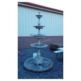 Water Fountain, cast aluminum made 4 Tier Baths