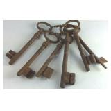 Group of six keys