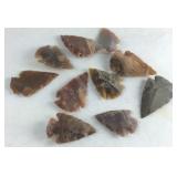 10 arrow heads