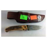 Heritage schrade knife with case
