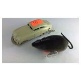 Schuco windup toys mouse and a car
