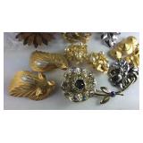 Costume jewelry earrings, clips, etc