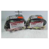 16 ft. E-Track ratcheting tie downs, two