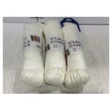 Three rolls of ropes