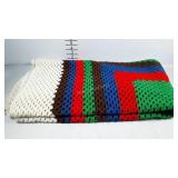 Crochet afghan throw in beautiful condition