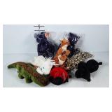 Eight Ty Beanie Babies, includes two Princess