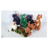 Seven Ty Beanie Babies, includes two Princess