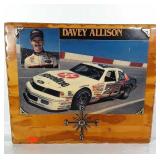 Davey Allison HAVOLINE 28 NASCAR Clock. Battery