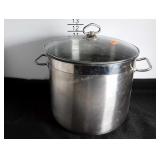 Stainless Steel Boiling Pot With Glass Lid
