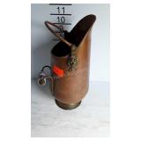 Miniature Copper Coal Scuttle