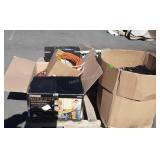 Skid lot, includes wire, ceiling fan parts,