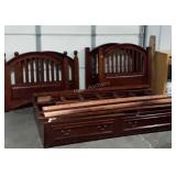 Bunk Bed, two beds of course with under bed