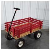 Wagon, removable stack sides, pneumatic Tires