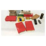 Ammo lot with reloading lead shots, reloading