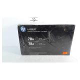 HP laserjet toner cartridges dual pack, 78A