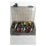 Tackle Box & Full of tackle including several