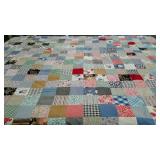Patchwork Quilt Top only, 68x87"