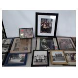 Photos, newspaper article and decor print
