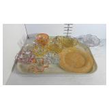 Glass items including 4 clover shape