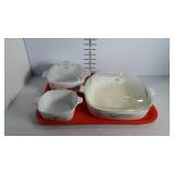 3 piece Corning Ware , two patterns