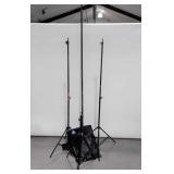 Back Drop Tripod System, two tripods with top bar