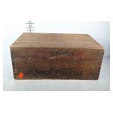 Shoe polish box