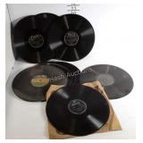 Collection of ten 78 speed records