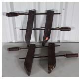 Two Carpenters Clamps, both tight needs oil to
